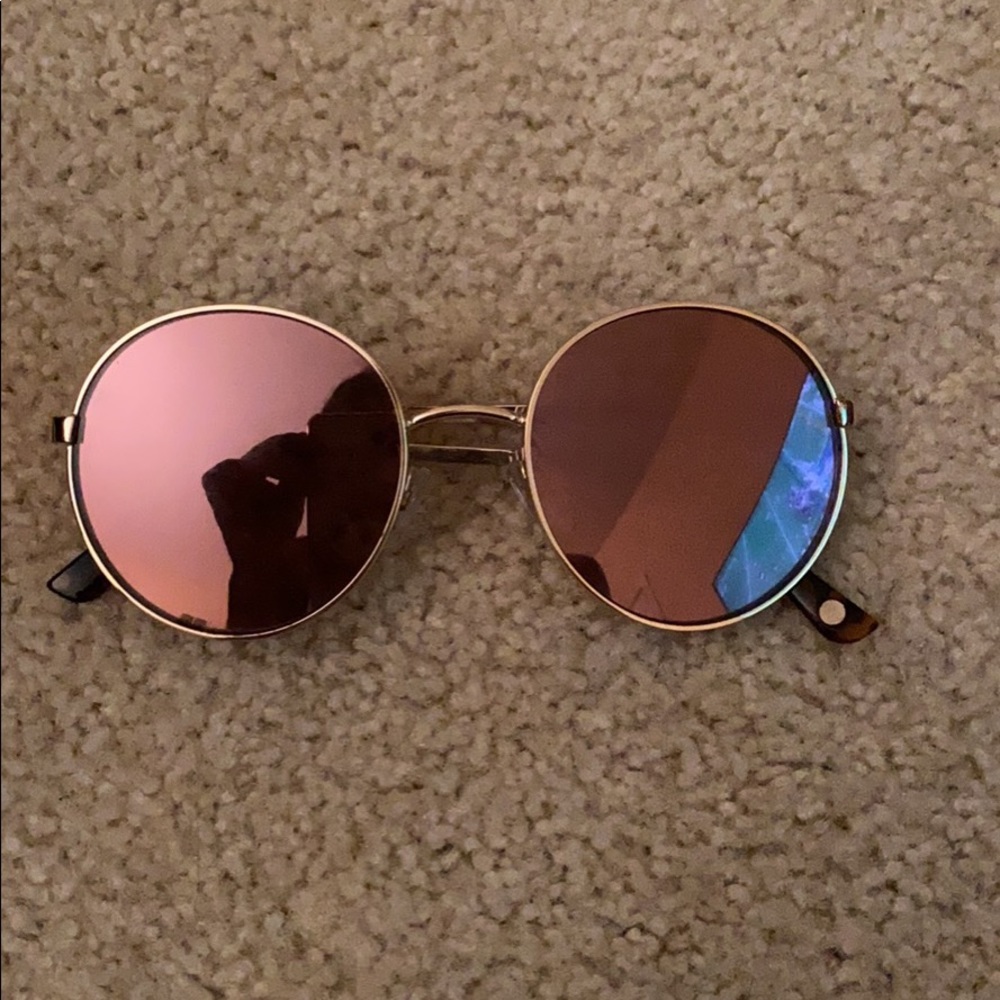 Nine West round metal sunglasses